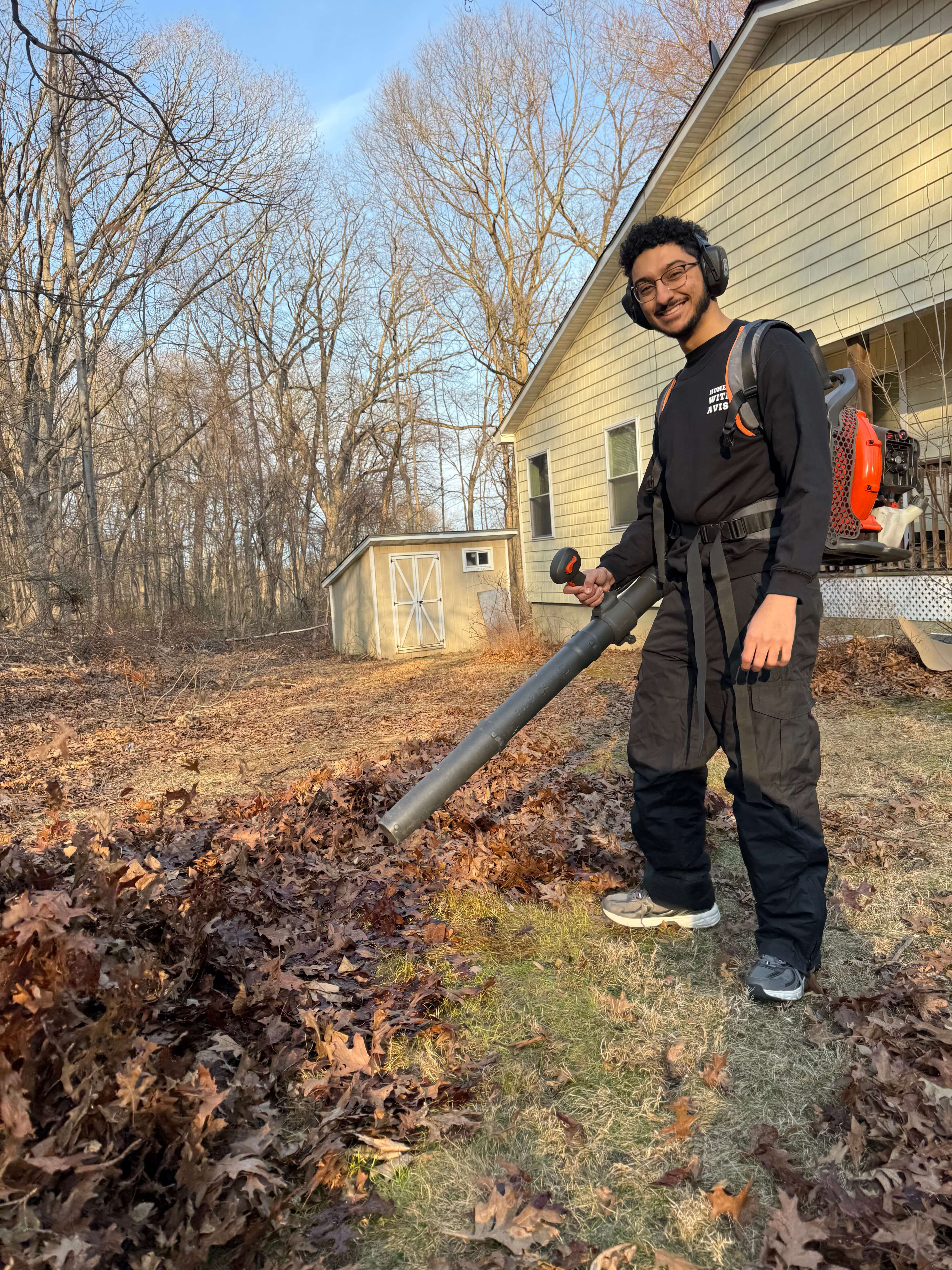 The team on a property in Morris County, NJ